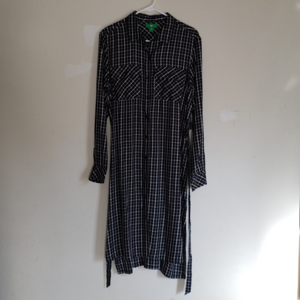 Plaid checkered dress.